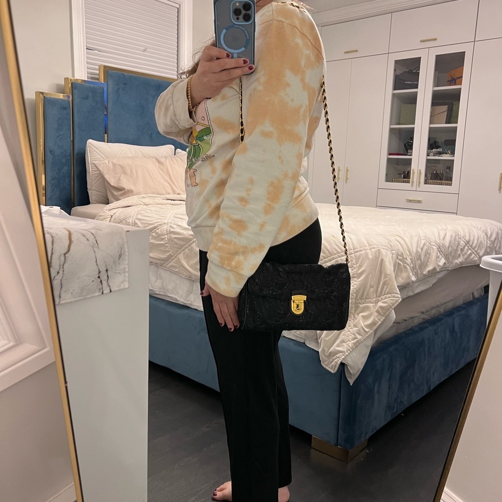 PRADA Pattina Tessuto Lurex Bag with Chain - Picture 10 of 17